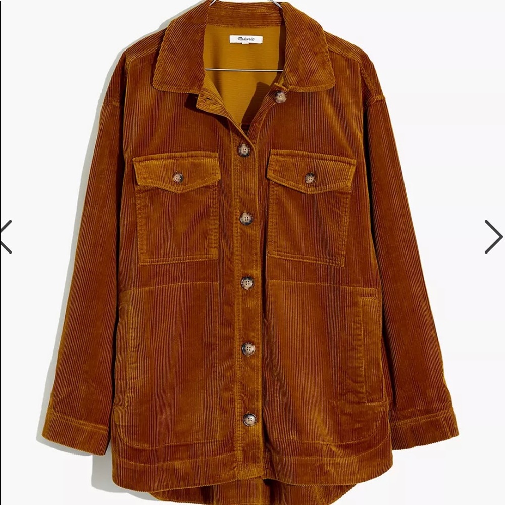 Madewell XL Corduroy Yorkway Shirt-Jacket